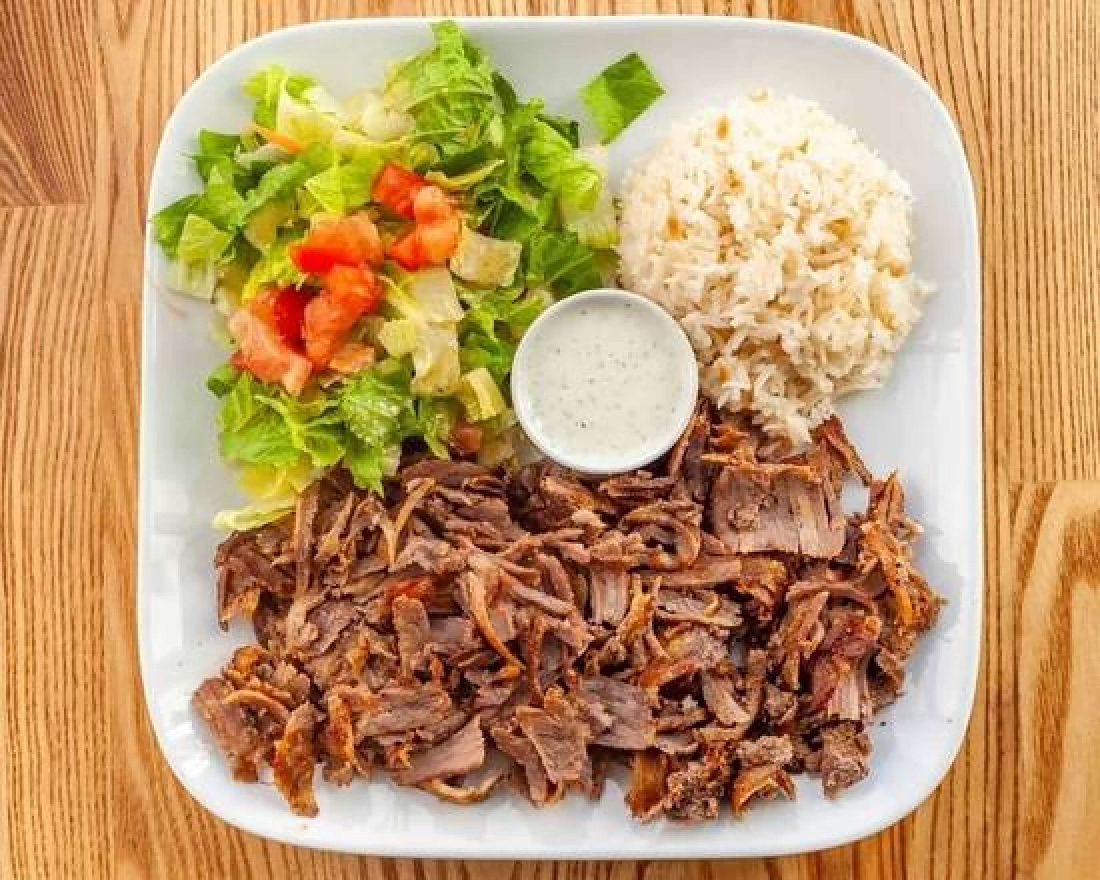 Lamb & Beef Gyro Royal Kebabs and Gyros Catering